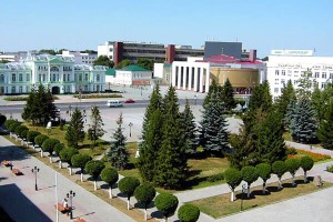 Уральск, вид на город